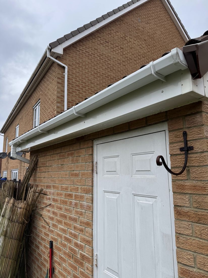 Fascias and soffits after cleaning in Coulby Newham by MMC Exterior Cleaning