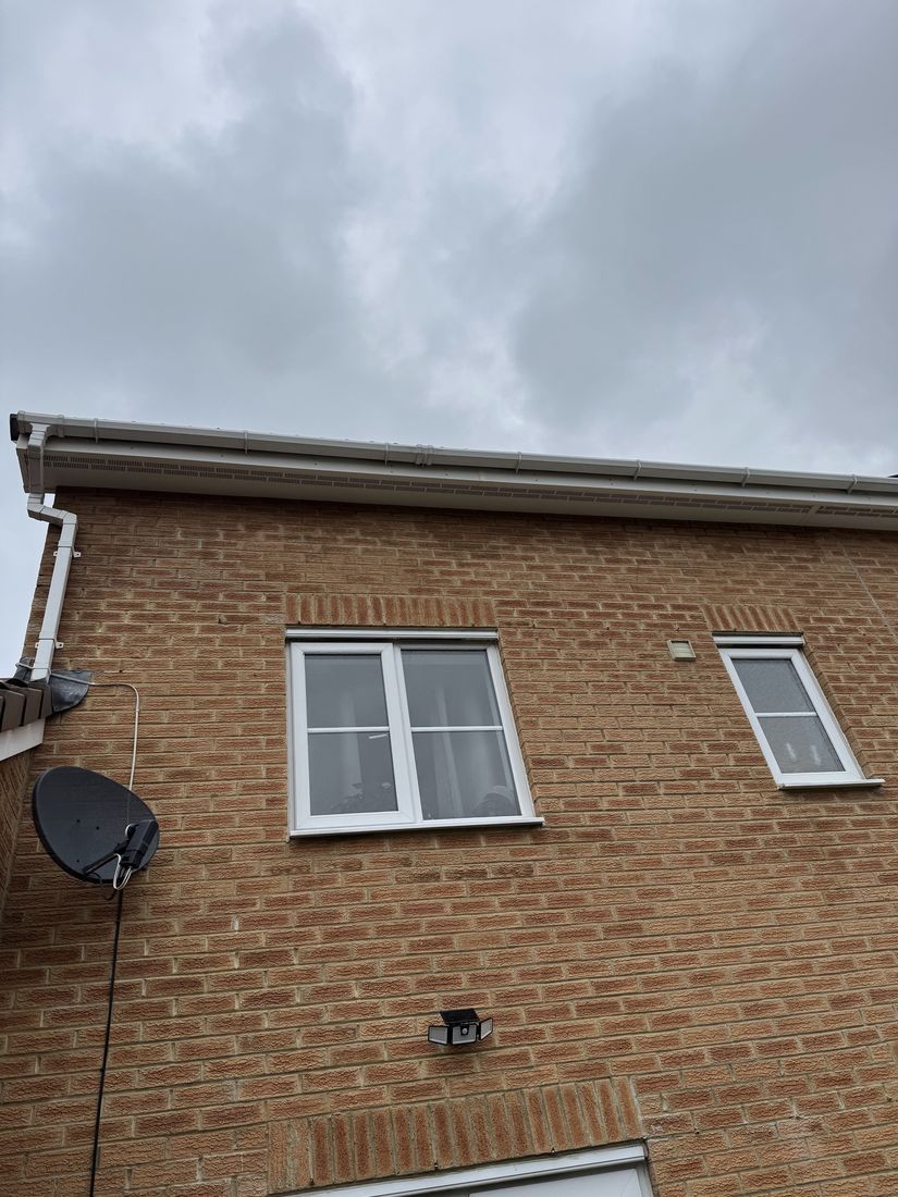 Fascias and soffits after cleaning in Coulby Newham by MMC Exterior Cleaning