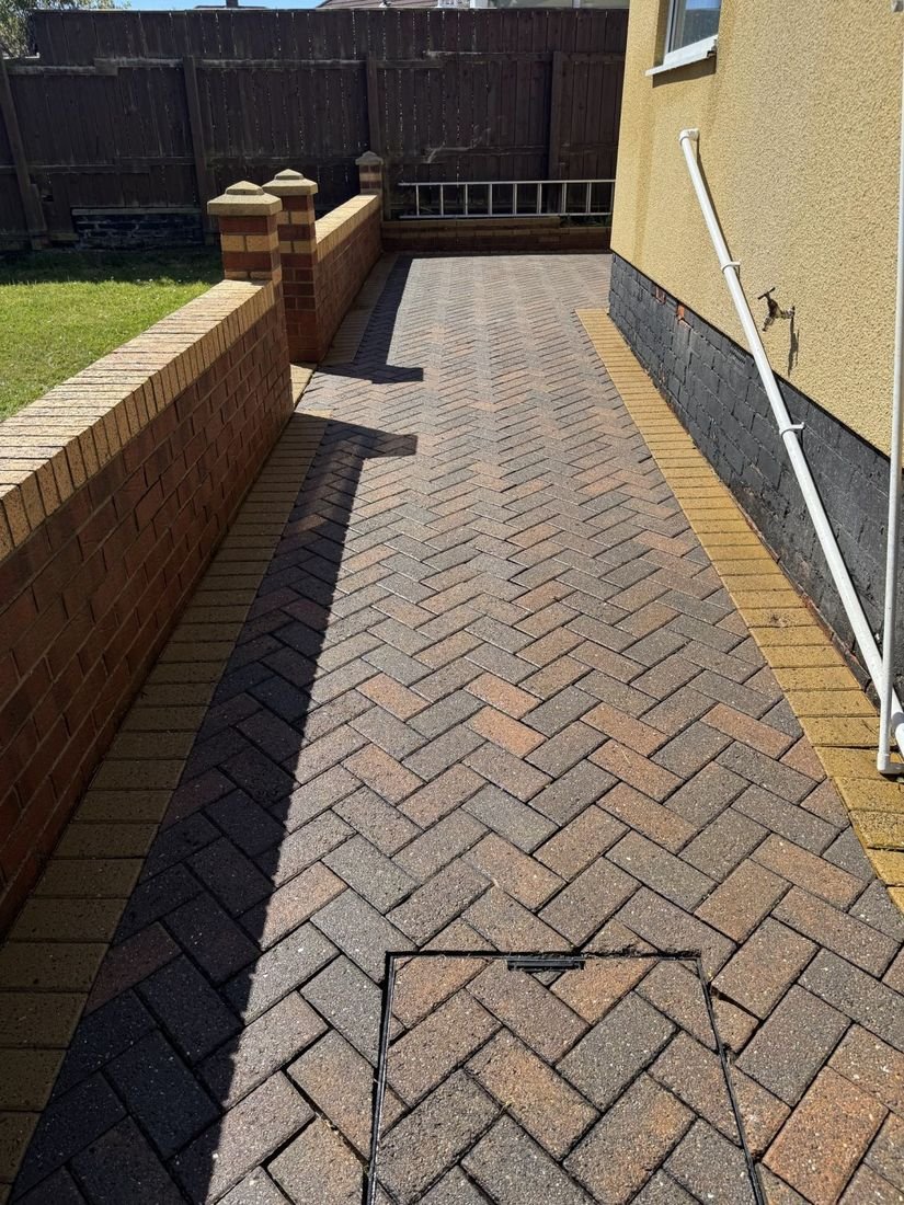 Path after cleaning in Acklam by MMC Exterior Cleaning
