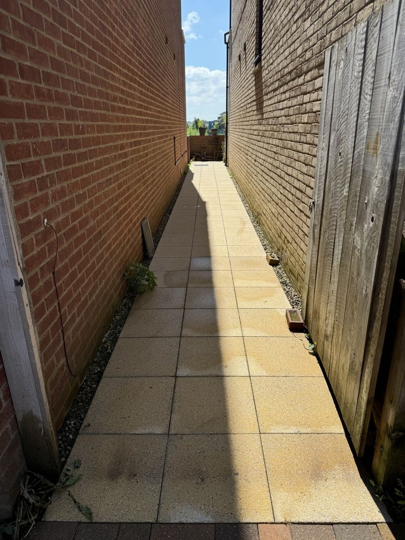 Path after cleaning in Thornaby by MMC Exterior Cleaning