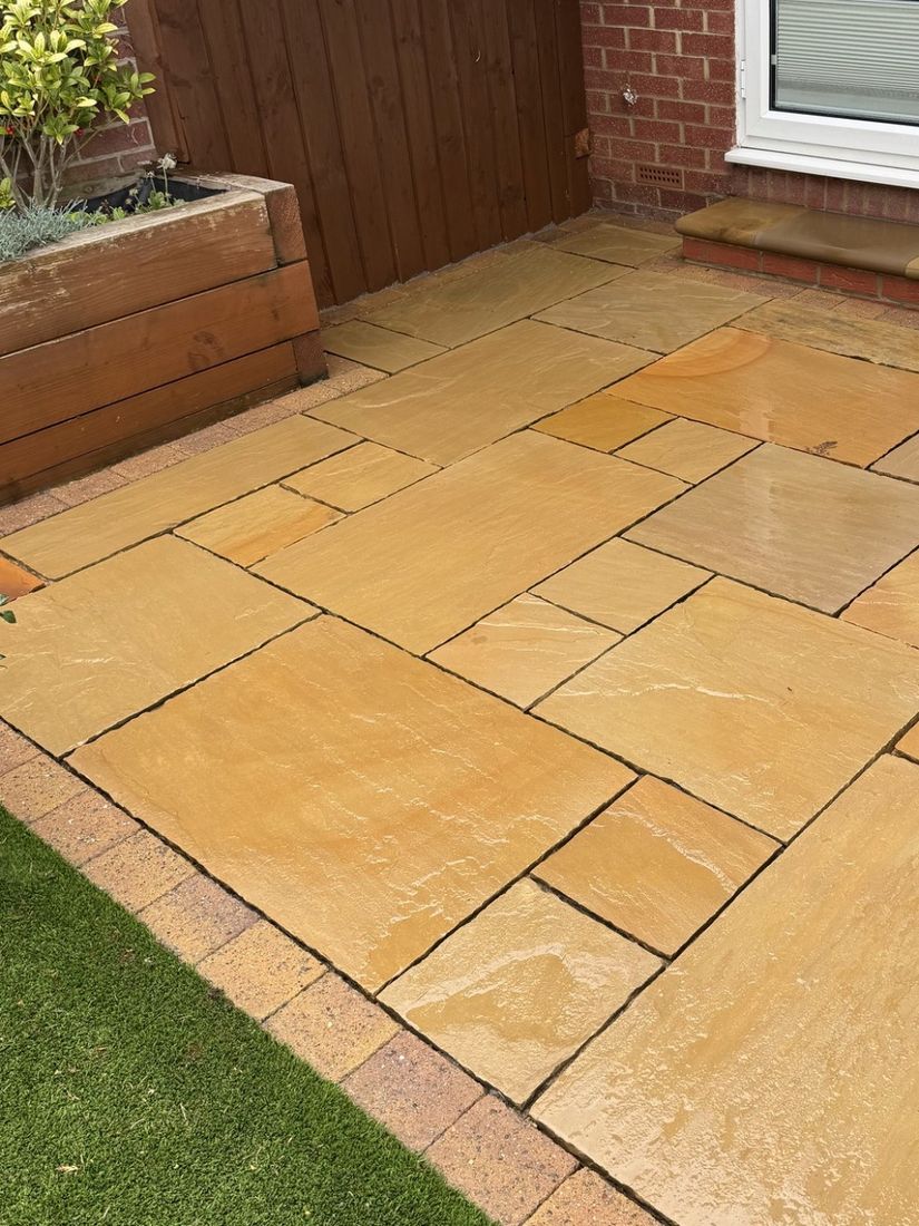 Patio after cleaning in Fairfield, Stockton by MMC Exterior Cleaning