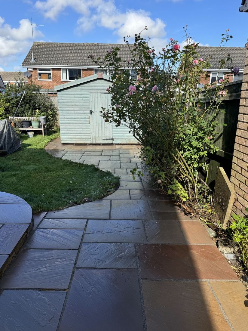 Patio – Guisborough after cleaning by MMC Exterior Cleaning