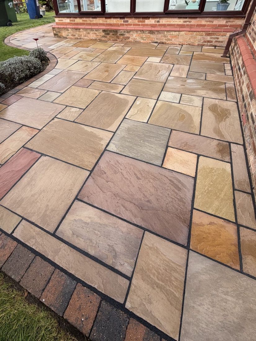 Patio after cleaning in Normanby by MMC Exterior Cleaning