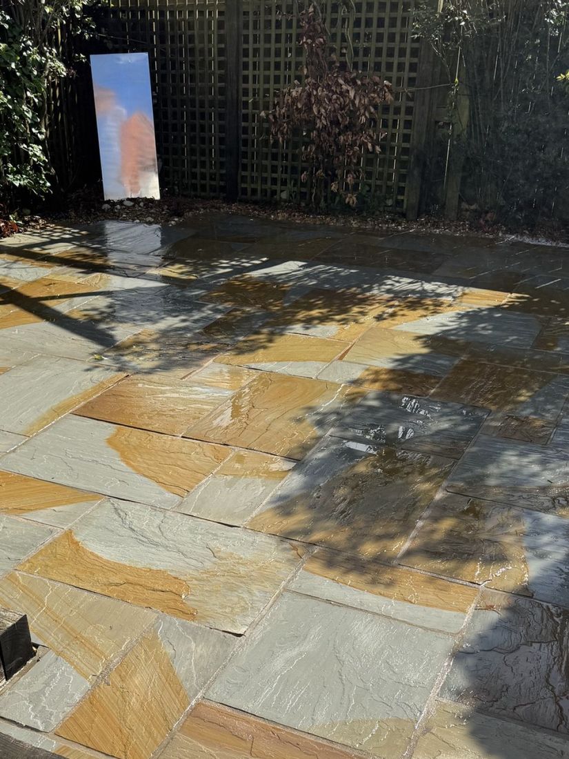 Patio after cleaning in Nunthorpe by MMC Exterior Cleaning